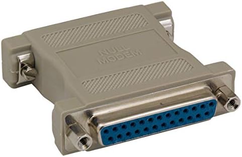 Cable Leader Adaptador de módem nulo DB25 a DB25 (MF)