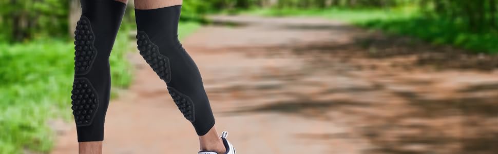 Rodilleras de voleibol para adultos, protección de compresión para piernas para jóvenes y adultos, deportes, fútbol, baloncesto y correr (talla M,