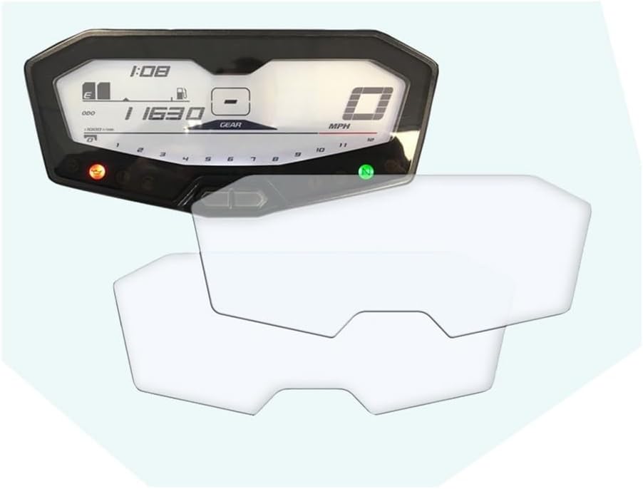 Dashboard Screen Protector For Yam&aha MT07 MT-07 MT 07 2014-2018 Motorcycle Meter Cluster Scratch Protection Film Dashboard Speedometer Screen