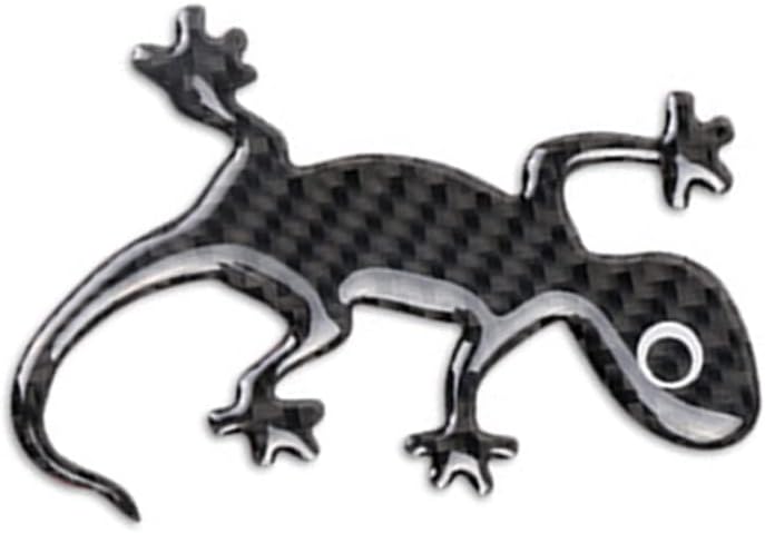 Gecko – Calcomanías decorativas para automóvil, calcomanías de animales 3D, calcomanías impermeables de fibra de carbono, calcomanías modificadas
