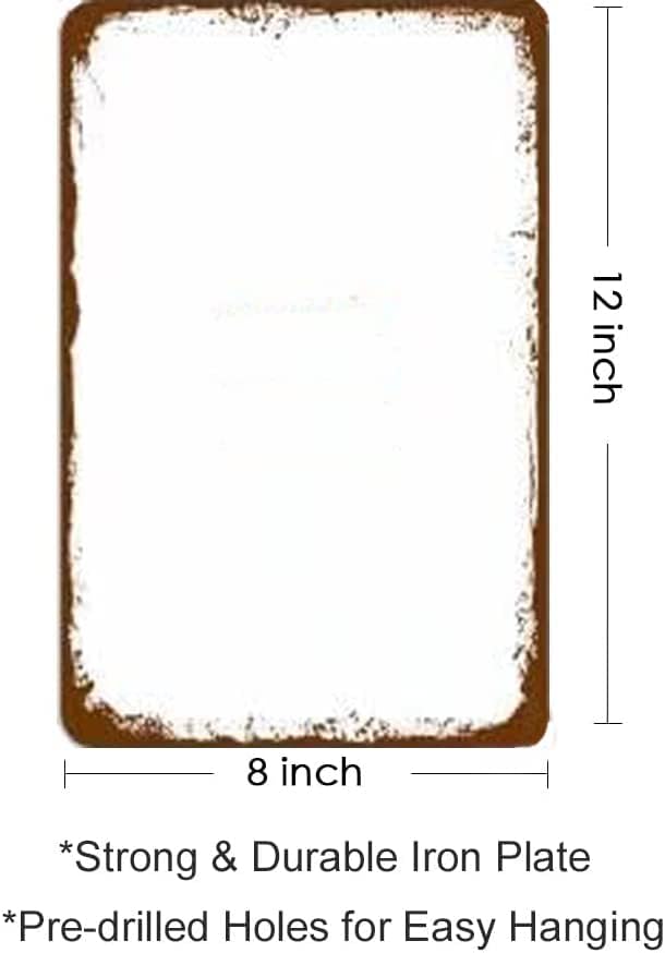 pingping – Letrero de metal para perro, diseño de casa de perro de Yorkie, diseño de cueva, garaje, granja, decoración de pared, 12 x 16 pulgadas