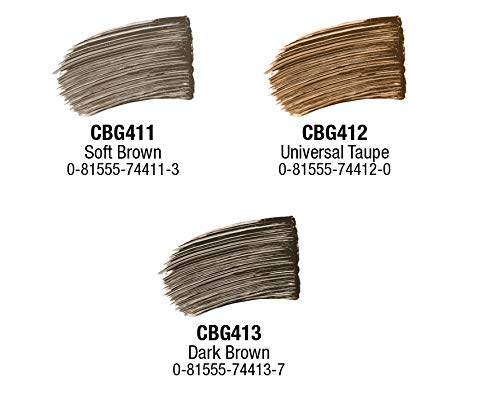 L.A. Colors Gel tintado para cejas, marrón oscuro, 1 unidad, CBG413