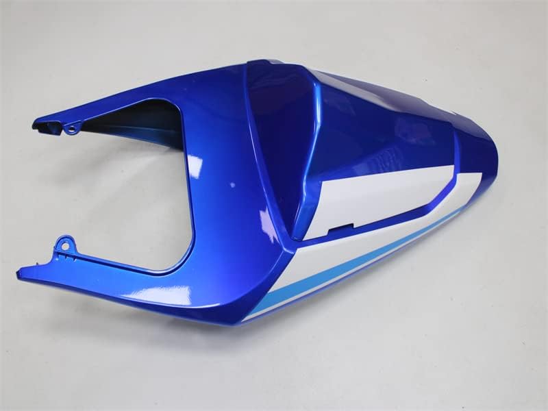 Completo blanco azul negro carenado apto para Suzuki 2004 2005 GSXR 600750 Molde de inyección ABS plástico Carrocería nuevo mercado de accesorios