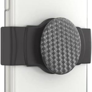 PopSockets – Agarre para teléfonos y fundas, agarre deslizable para teléfono con soporte expandible, bordes cuadrados, tejido de carbonita negra PopSockets – Agarre para teléfonos y fundas, agarre deslizable para teléfono con soporte expandible, bordes cuadrados, tejido de carbonita negra