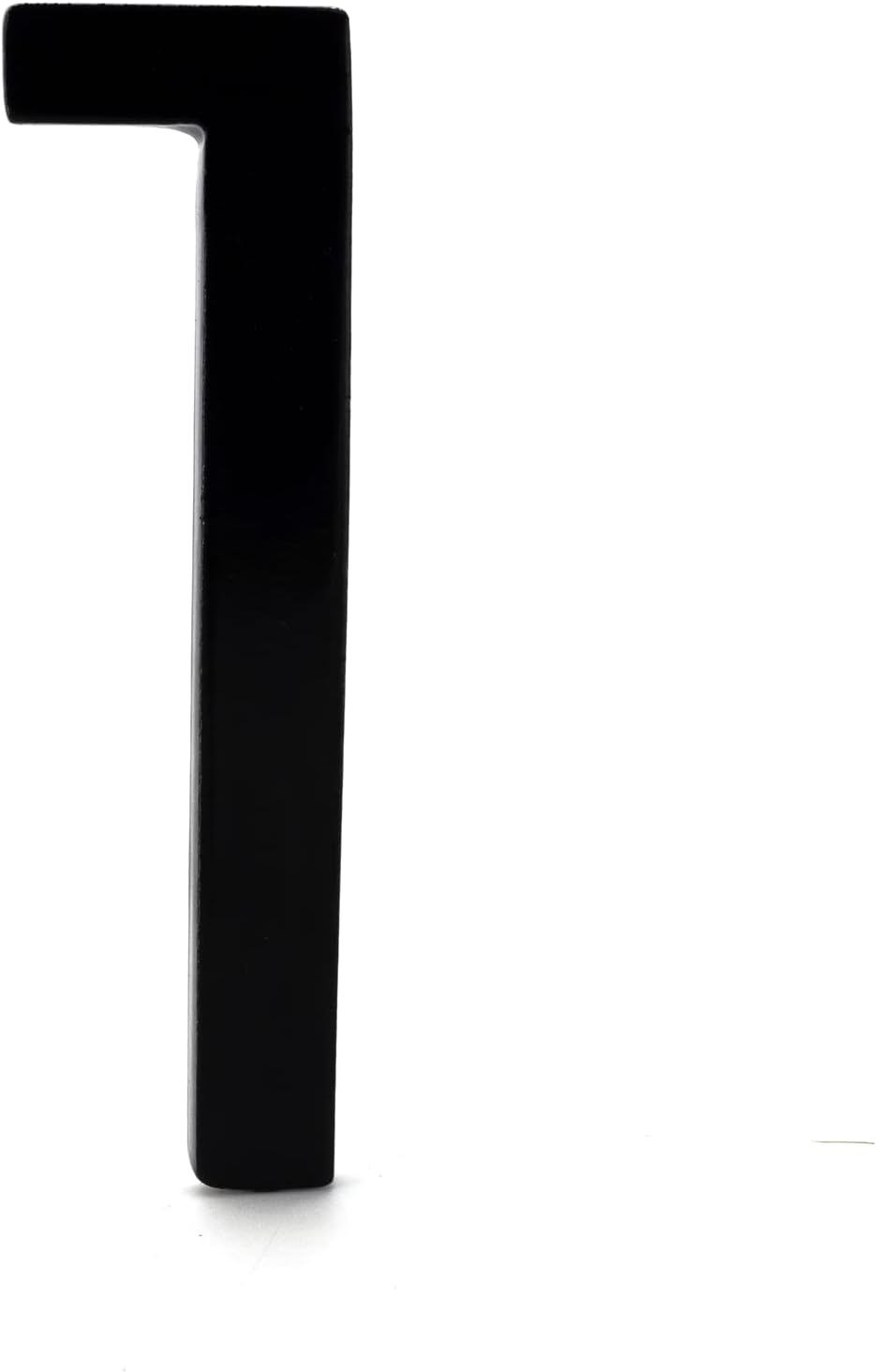Montague Metal Products MHN-08-F-BK1-1 Número flotante de casa, 8 x 2.31 x 0.375 pulgadas, negro
