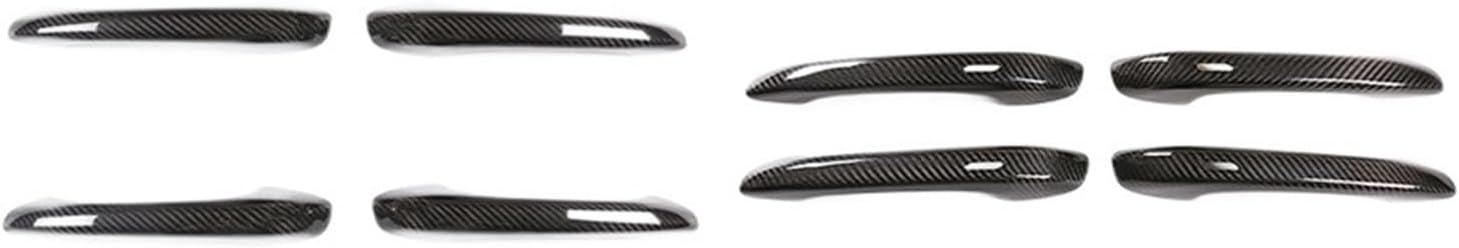 AkosOL Compatible for Porsche Macan 2014-2023 Dry Carbon Fiber Car Exterior Door Handle Cover Trim Sticker Replacement (with Holes)