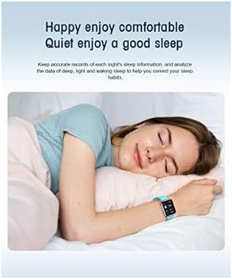 Cosbary Reloj inteligente para mujeres y hombres con monitor de frecuencia cardíaca, presión arterial, monitor de oxígeno en sangre, rastreador de
