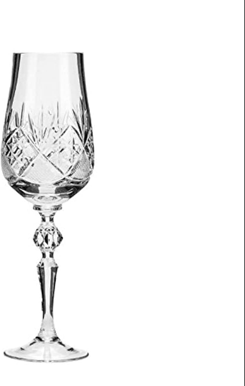 Copas de copa de champán de cristal vintage hechas a mano, flautas de brindis de boda, juego de 2