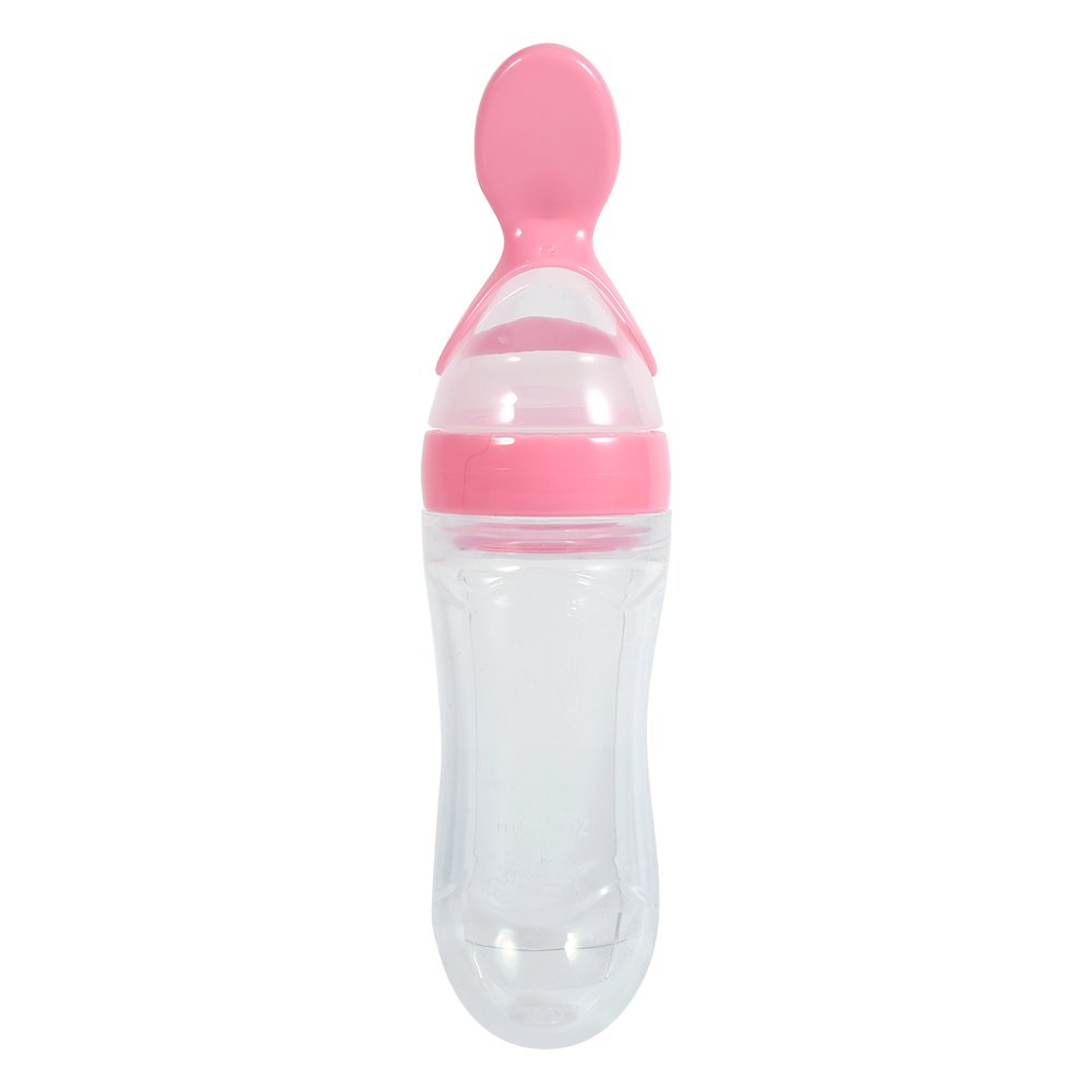 Cuchara de alimentación para bebés, 1 unidad, cucharas para bebés, comedero de alimentos para bebés 0 – dispensación y alimentación (3.0 fl oz)