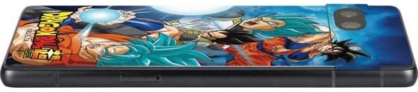 Skinit Calcomanía para teléfono compatible con Google Pixel 7a, diseño oficial de Dragon Ball Super Goku Vegeta Super Ball