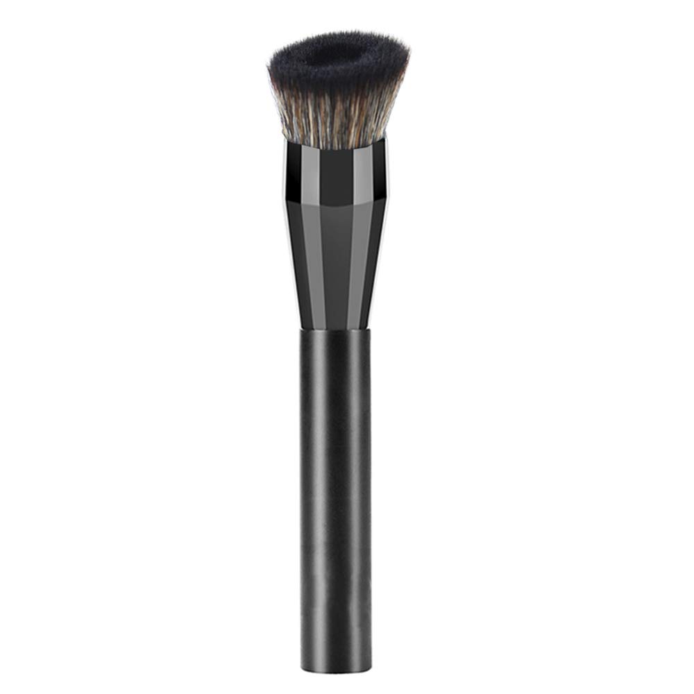 Vela.Yue Cepillo líquido para base de maquillaje para un aspecto natural impecable  Aplicador de maquillaje en ángulo para perfeccionar la crema