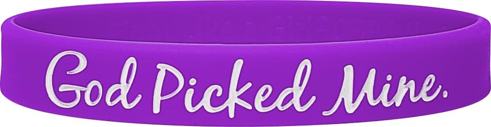Fight Like a Girl Heaven Needed a Hero God Picked Mine – Pulsera de silicona (10 unidades)