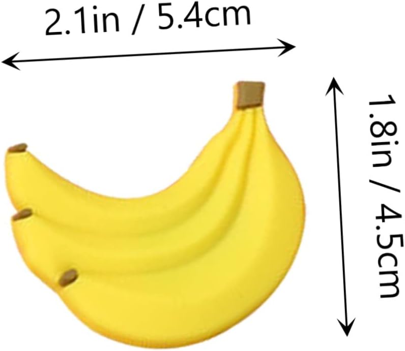 10pcs fruta refrigerador imanes goma pizarra magnética etiqueta engomada