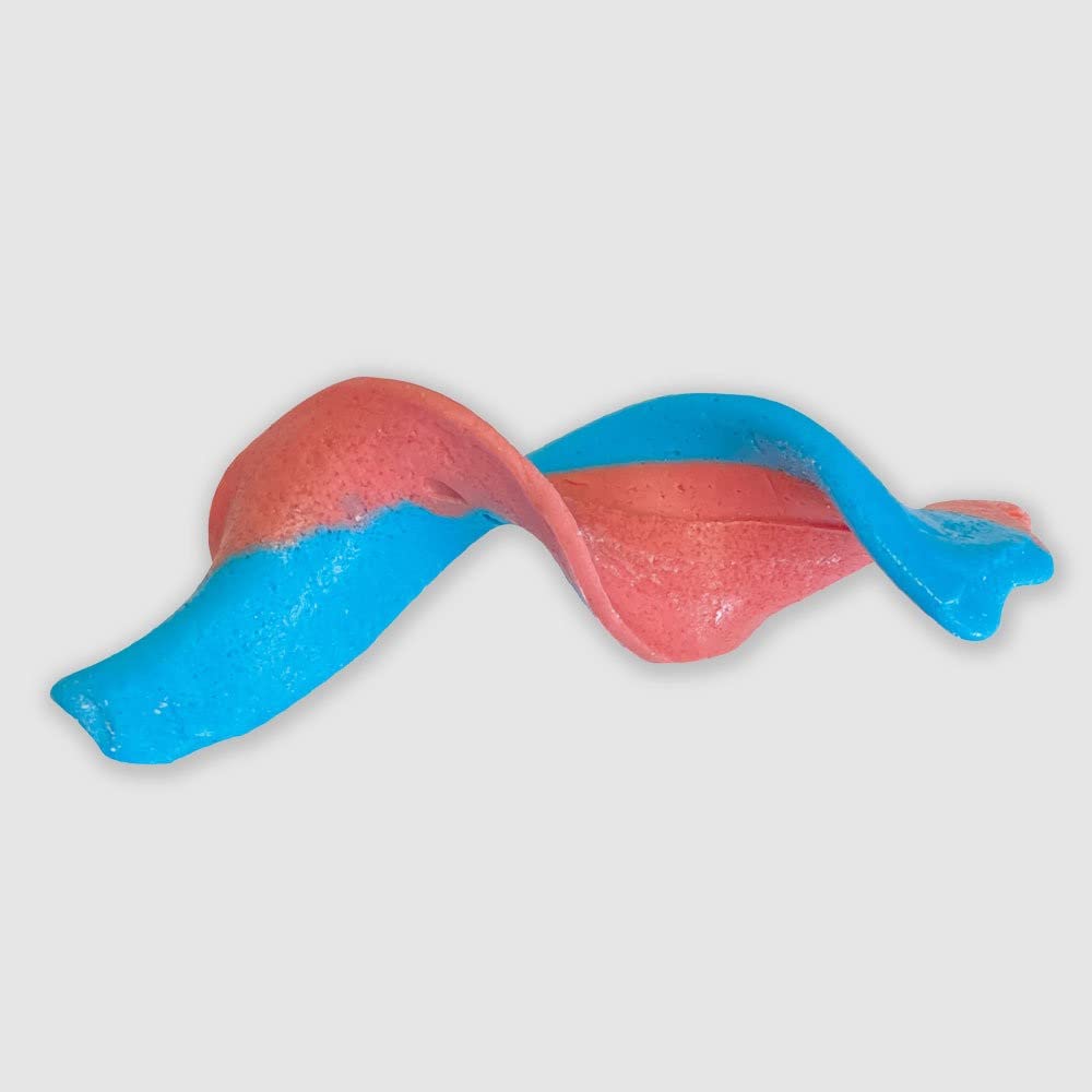 Face Twisters Sour Taffy Combo Blue Raspberry & Cherry Barra de 1.4 oz – Caja de 24