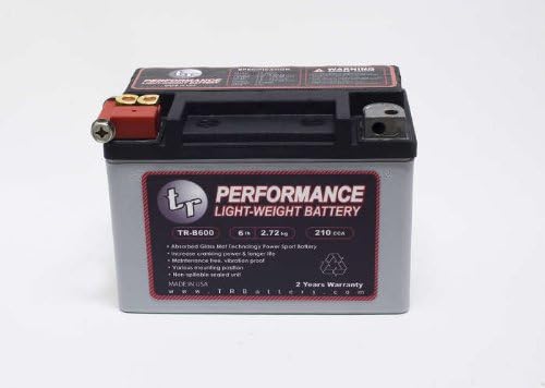 Tomioka Racing Batería de 9 lbs  4 Kg 5.9″ (150mm) x 3.5″ (99 mm) x 5.2″ (133 mm). 320 CCA. Reserva de 10 amperioshora