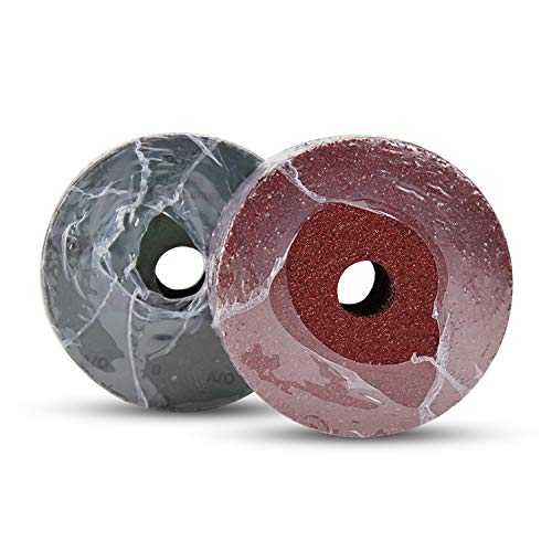 BHA Discos de lijado y molienda de fibra de resina de óxido de aluminio, 5 x 78 pulgadas, grano 36, paquete de 25