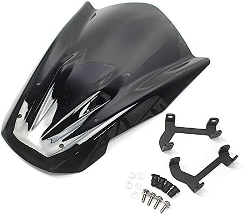 Motorcycle Windshield Windshield Windscreen Wind Deflector with Mounting Bracket Compatible with MT-07 FZ-07 2013 2014 2015 2016 2017 Motorbike