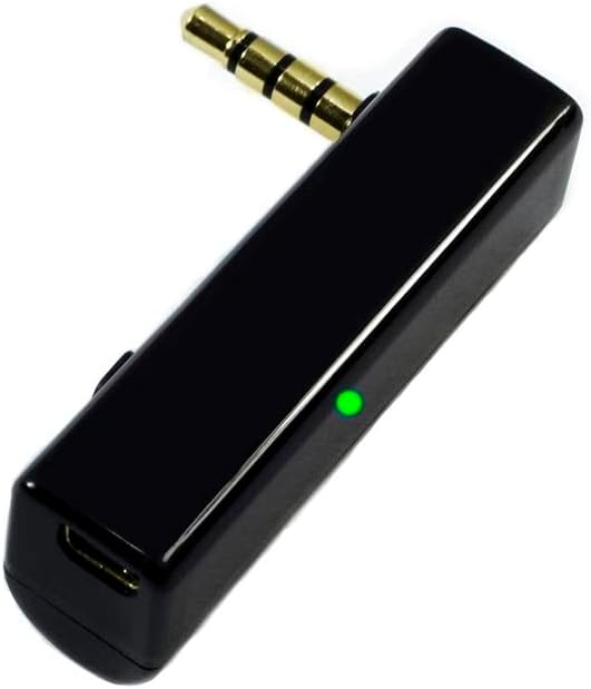 KOKKIA itransmitter iadapter transmisor APTX, Universal 3.5mm Tiny APTX Tasa de Datos Mejorada Bluetooth estéreo Transmisor. Funciona con todos los