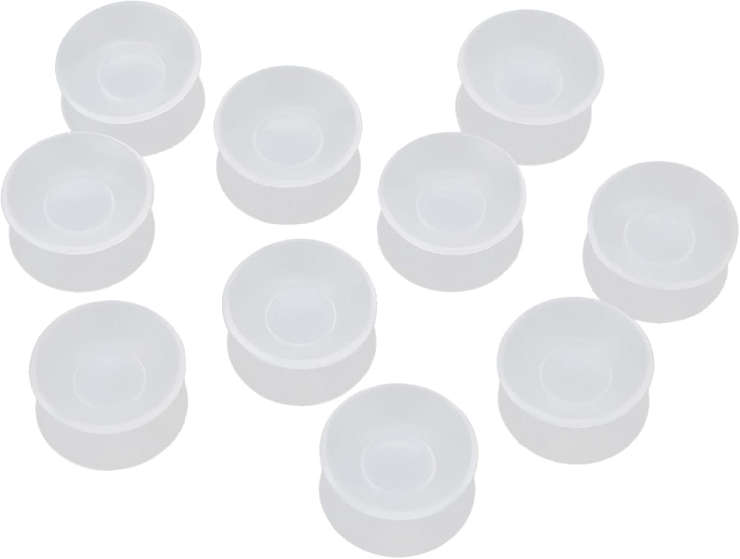 Fydun 10pcs Silicone Double Sided Suction Cupor Glasishrium