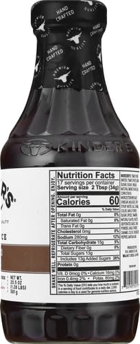 Kinder Sauce Barbacoa Ajo oxidado, 20.5 oz