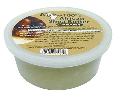 Kuza Manteca de karité cremosa blanca, 8 onzas