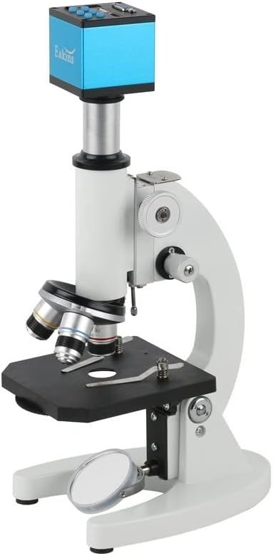 Accesorios de microscopio biológico monocular de mano 40X 100X 160X 640X Accesorios de microscopio biológico (color HDMI VGA)
