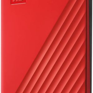 Western Digital Disco duro externo portátil de 1TB My Passport con protección con contraseña y software de respaldo automático, rojo – Western Western Digital Disco duro externo portátil de 1TB My Passport con protección con contraseña y software de respaldo automático, rojo – Western