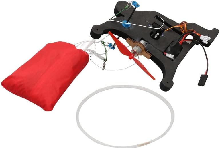 1 juego de parapente eléctrico a control remoto PNP kit interior mini acrobacias aéreas parapente paramotor volador con motor cepillado (color