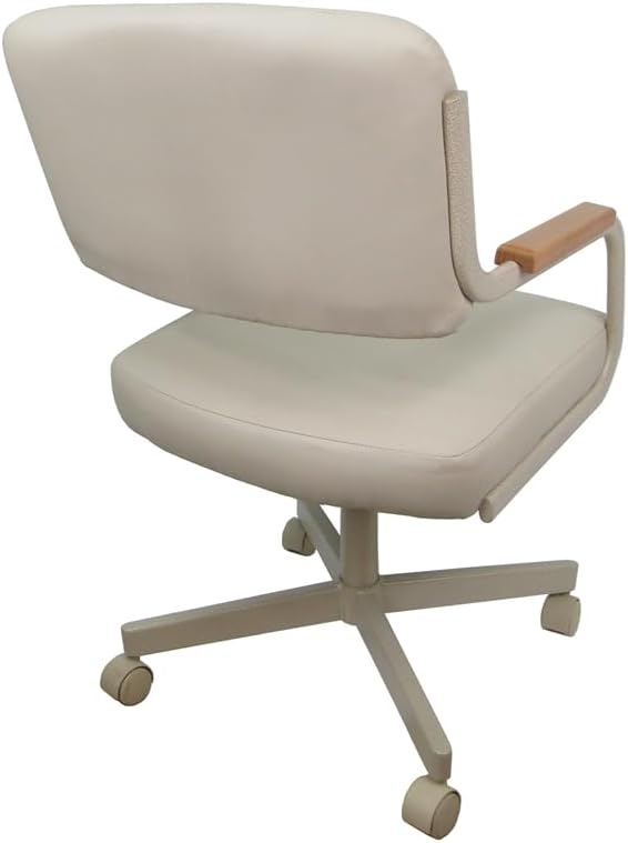 Silla giratoria giratoria con ruedas M-114 – Ocean Beige – Beige Natural