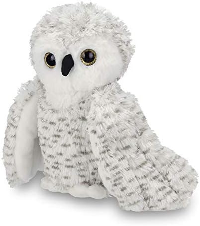 Bearington Owlfred – Peluche de búho nevado blanco, 11 pulgadas
