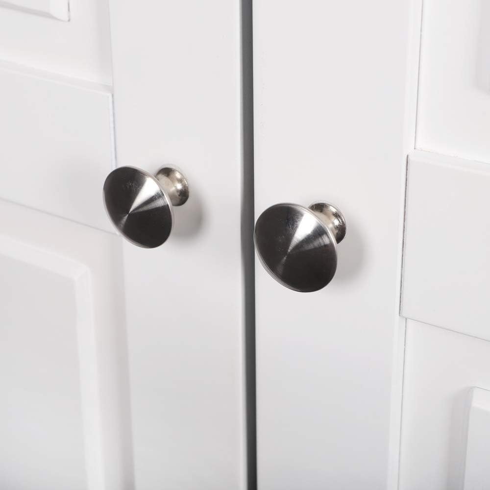 Karl home Armario de almacenamiento blanco con puertas, despensa de cocina con estantes ajustables, armario alto de despensa para lavandería,