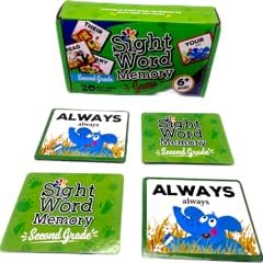 Juego de memoria de palabras a la vistajuego de combinación. Lectura y desarrollo del lenguaje para los grados Pre-Kindergarten a Segundo Grado.