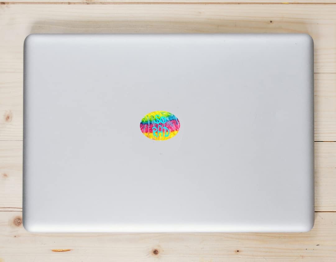 U.S. Custom Stickers So Rad Tie Dye Sticker 3 Inch