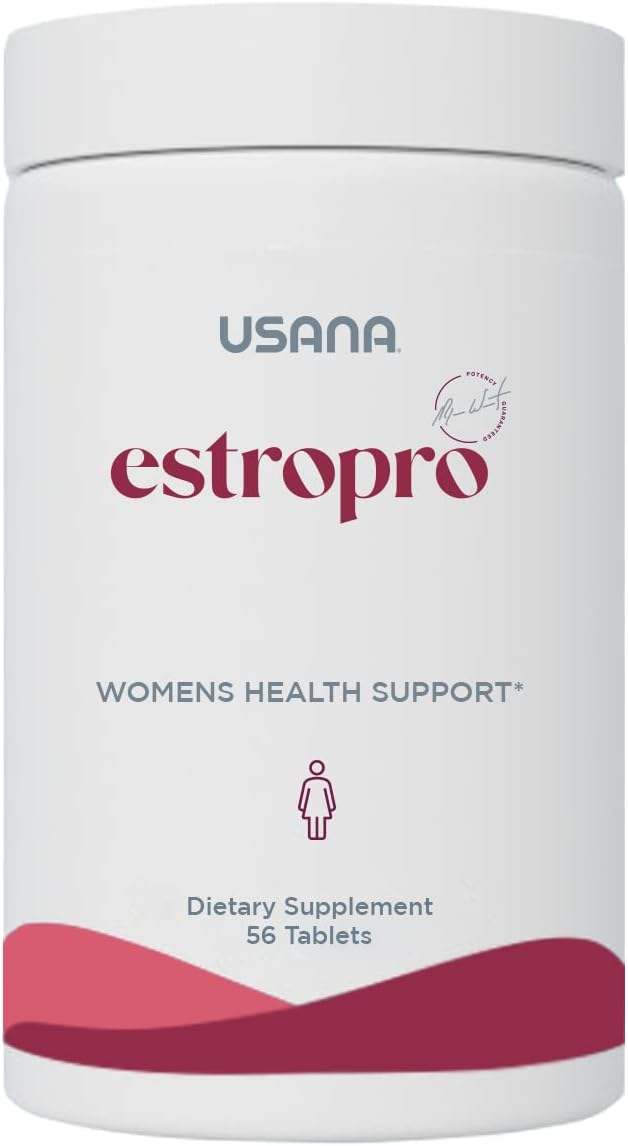 USANA EstroPro con fitoestrógenos para apoyo sintomático durante la menopausia* – 56 tabletas – Suministro para 28 días