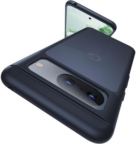 Humixx Funda a prueba de golpes diseñada para Google Pixel 8 protección contra caídas de grado militar tacto sedoso definitivo Protector translúcido