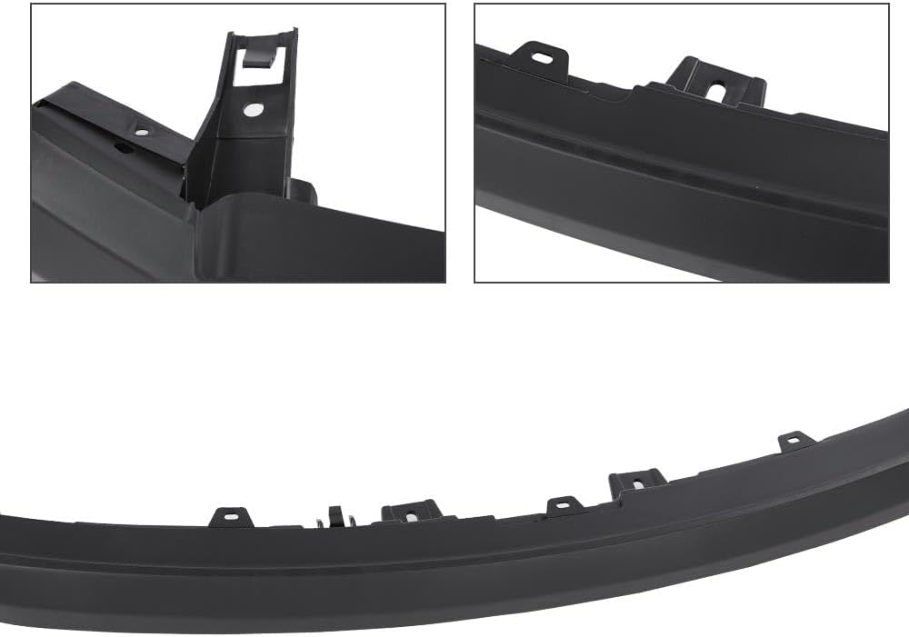G-PLUS Nueva cubierta de parachoques delantero superior compatible con Ford F150 XL Pickup 2009-2014 11735587, FO1000643 negro texturizado