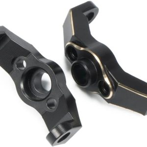 Bloques de ruedas de latón C-Hubs eje delantero para 118 RC Crawler TRX4M piezas de actualización contrapeso (negro, paquete de 2) Bloques de ruedas de latón C-Hubs eje delantero para 118 RC Crawler TRX4M piezas de actualización contrapeso (negro, paquete de 2)