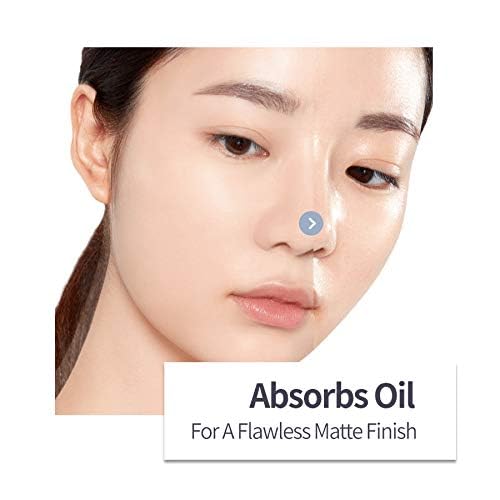 ETUDE Polvo de remojo Sebum 0.18 oz (23AD)  Polvo de maquillaje para rostro graso con control de sebo, efecto suave en la piel y acabado mate