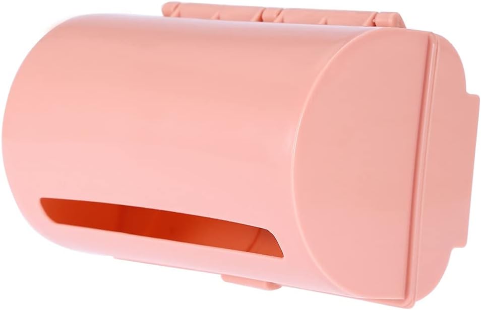 Caja de almacenamiento de bolsas de basura, 3 colores en la parte trasera adhesiva para montaje en pared, bolsa de plástico para basura, organizador
