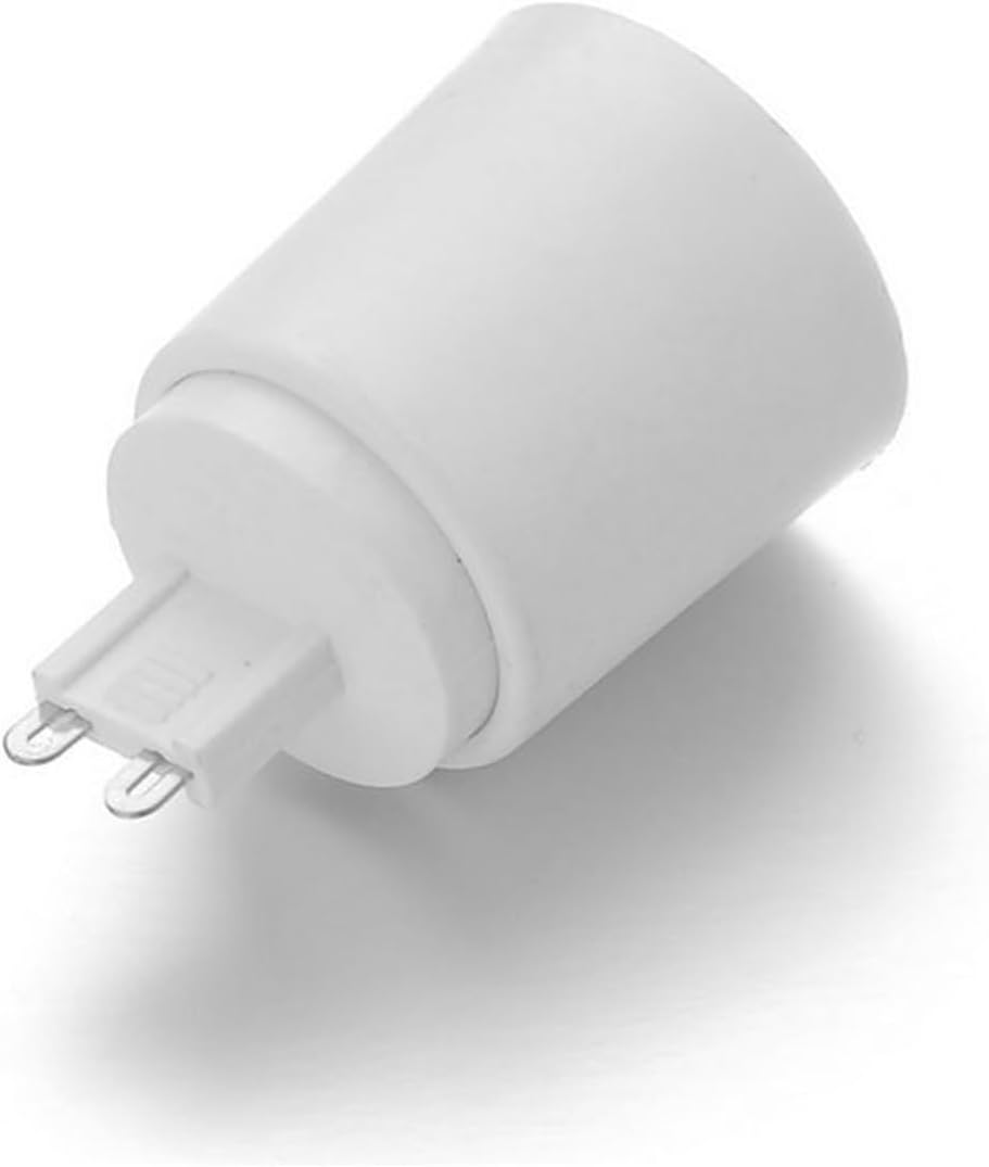 WEISIDA Adaptador G9 a E27 G9 a E26, convertidor de soporte de lámpara, adaptador de corriente, base de enchufe de luz LED, base de lámpara de