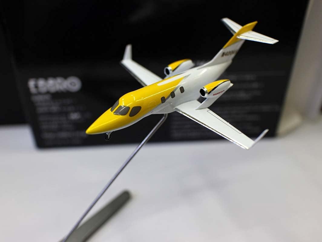 Ebbro para Hondajet Private Business Jet Yellow 1144 fundido a presión Avión Modelo Avión