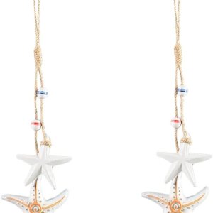 Uonlytech 2pcs Wooden Seaside Hanging Decoration Coastal Beach Wall Art Nautical Hanging Ornaments Nautical Party Favors Gift Office Decorations Uonlytech 2pcs Wooden Seaside Hanging Decoration Coastal Beach Wall Art Nautical Hanging Ornaments Nautical Party Favors Gift Office Decorations