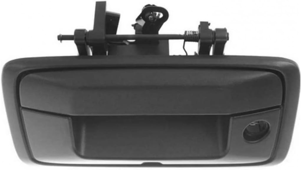 Manija para puerta trasera Chevy Silverado 1500 2016 2017 2018  Exterior  Negro texturizado  con orificio para llave  con orificio de leva  Todos
