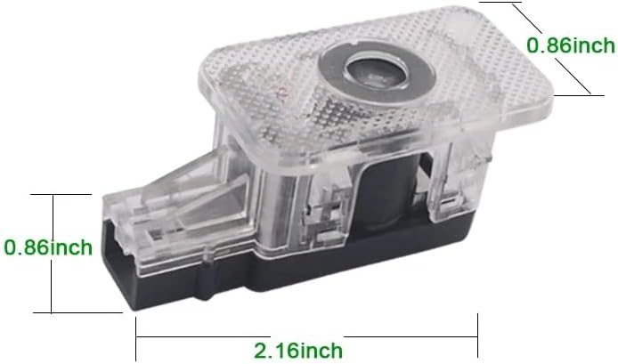 Luz de logotipo para puerta de automóvil, proyector HD, luces de bienvenida láser, luz de logotipo de sombra fantasma, compatible con Volvo XC60 XC90