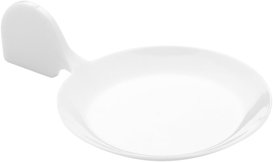 Restaurantware Mini platos de postre de 3.7 x 2.5 pulgadas, 100 mini platos desechables para aperitivos, platos en forma de pescado, para servir