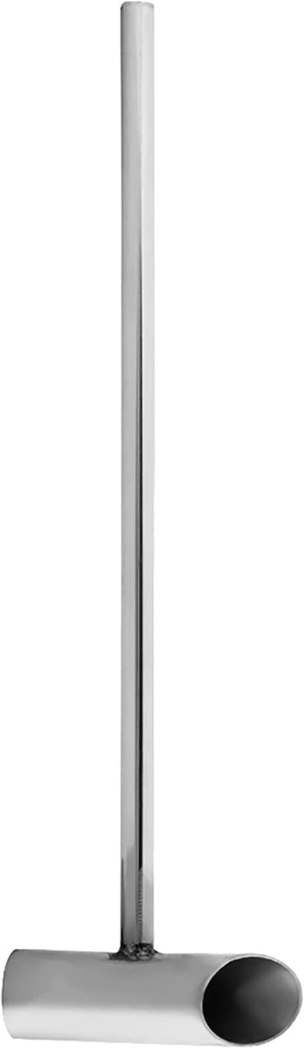 Huairdum Máquina de hilo dental de caramelo de 11.4 in, cuchara de acero inoxidable, mango largo seguro, máquina de hilo de caramelo, piezas de