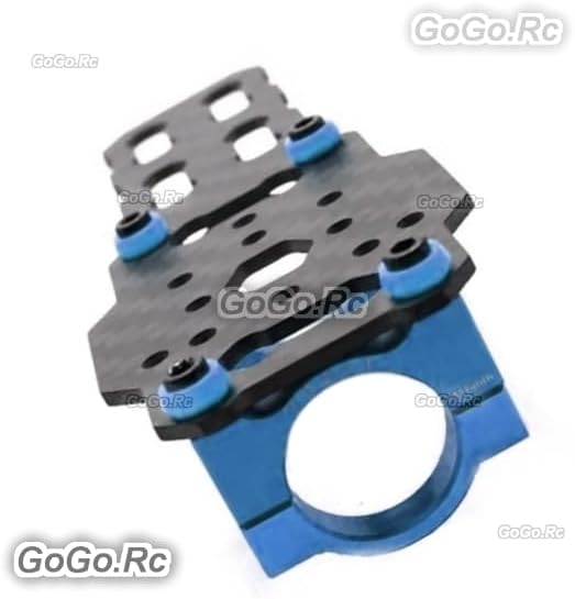 GoGoRc Tarot – Soporte de motor de metal de carbono de 0.630 in para FY680 TL68B01 TL68B02 Multicopter Drone -Azul TL68B08-02