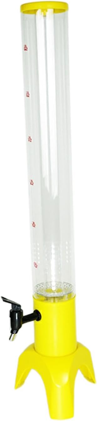 Dispensador de cerveza de mesa de torre de cerveza de gran capacidad, dispensador de torre de licor transparente, dispensadores de barril de cerveza