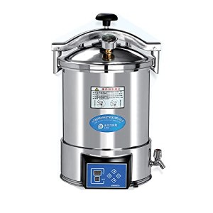 YOHOSO Temporizador de 18L24L Pantalla digital de acero inoxidable portátil Microcomputadora automática Calefacción eléctrica Autoclave YOHOSO Temporizador de 18L24L Pantalla digital de acero inoxidable portátil Microcomputadora automática Calefacción eléctrica Autoclave