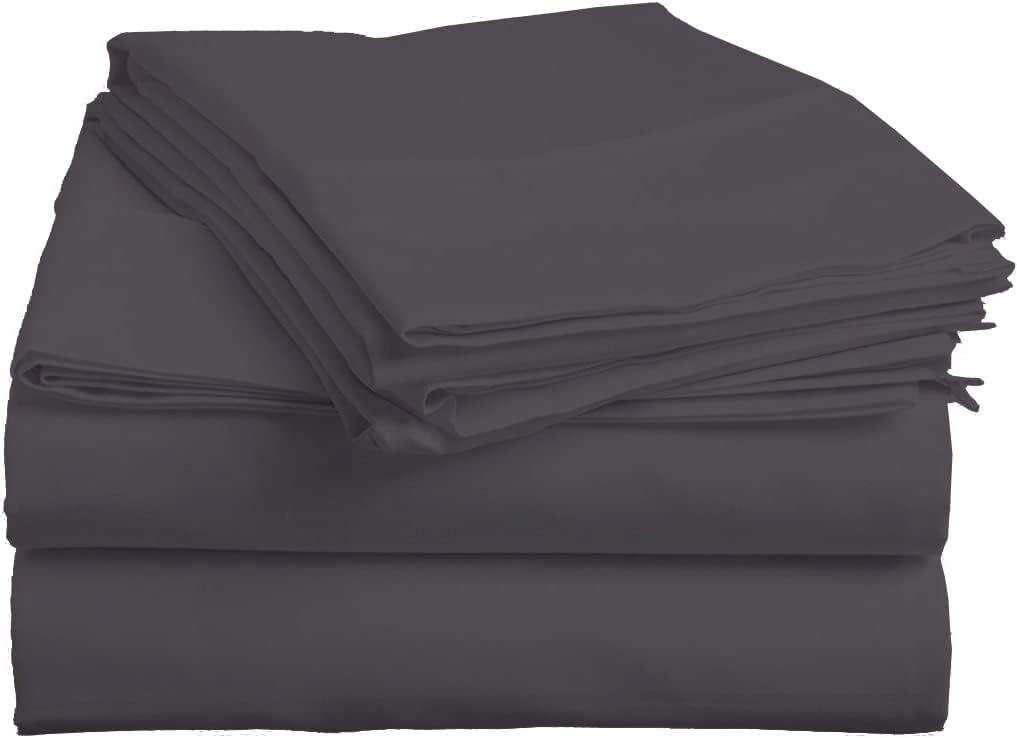 Flex Top Sábanas de tamaño California King para cama de número de sueño (4 piezas)  100% microfibra  18 pulgadas de profundidad  Juego de sábanas de